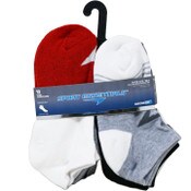 Wholesale - 10pk KIDS WHT SPORT ESSENTIALS MULTI STRIPE HC QTR SOCKS SIZE 6-8, UPC: 193159199173
